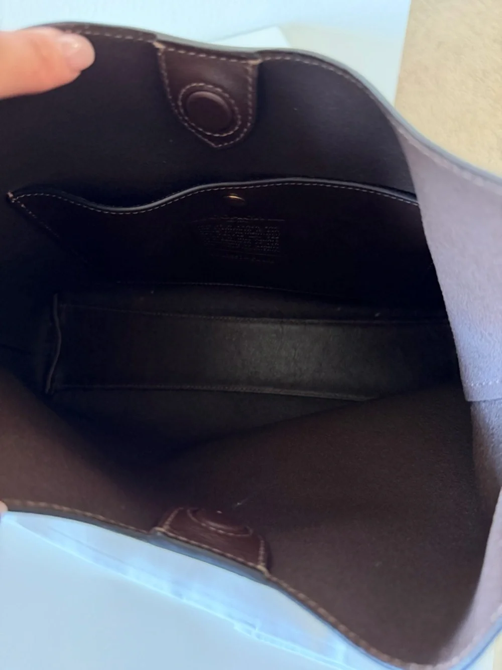 Authentic Coach Maple Brooklyn 28 Shoulder Bag - Picture 9 of 11